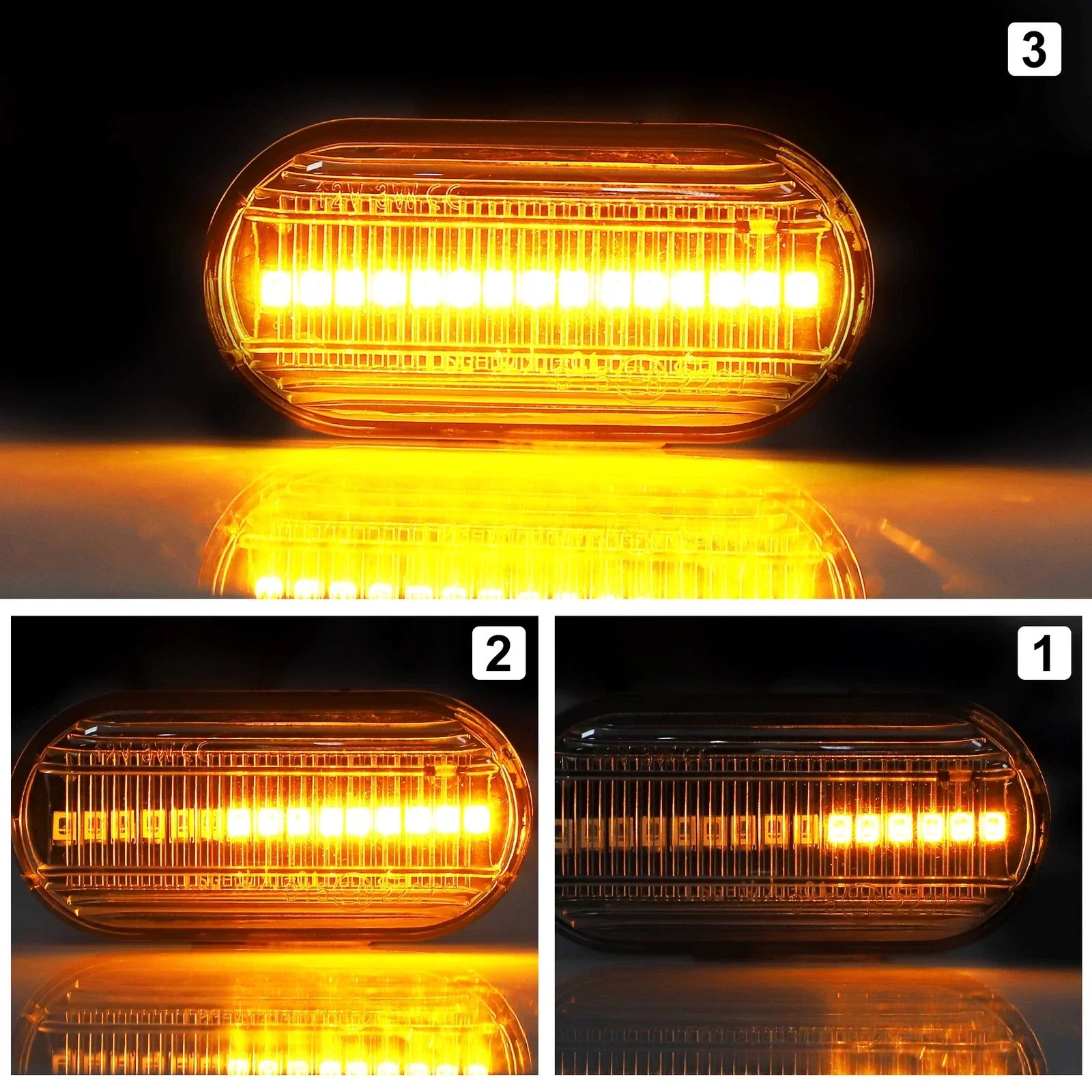 Side Marker Light Suit for Nissan, Opel, Mercedes-Benz