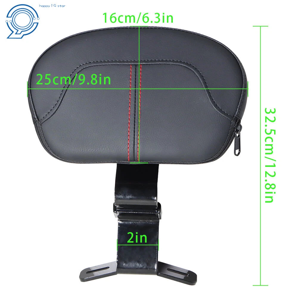 Backrest Pad for Harley Touring CVO Road King Electra Glide (2009-2022)