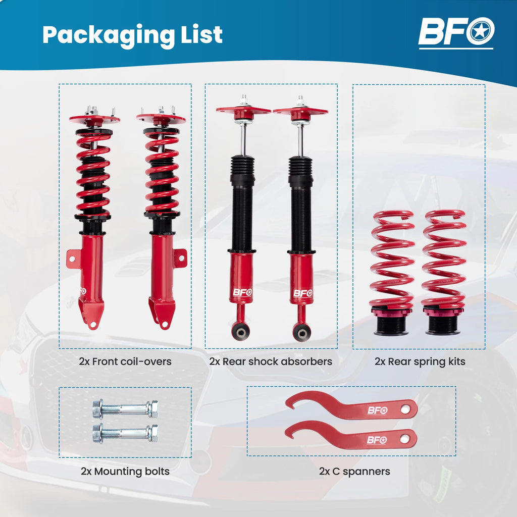 Coilover Suspension Kit for Dodge Charger SRT8 RWD (2006-2010)
