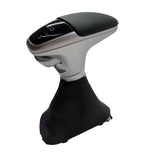 Automatic Shift Boot Cover for Dodge Challenger (2015–2020) Carbon Fiber Purple Stitch