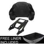 Trunk Speakers Mount Rack Backrest Pad for Harley Touring (2014–2025)