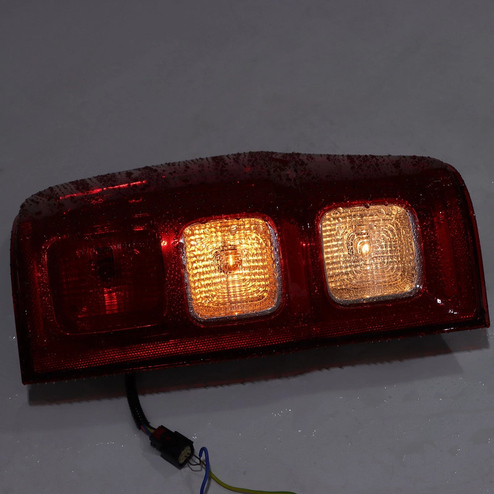 Set of 2 Tail Lights for Ford Ranger XL (2019–2022) Chrome Halogen