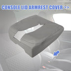 Center Console Lid Armrest Cover for Chevrolet Tahoe (2007–2014) Gray 752374643153