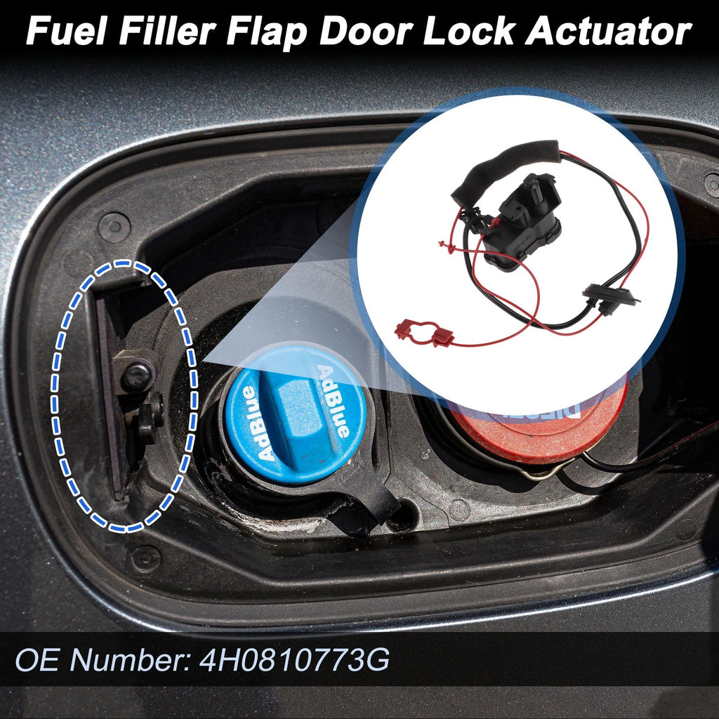 4H0810773G Fuel Filler Flap Door Latch Actuator for Audi A8 Quattro (1997–2003)