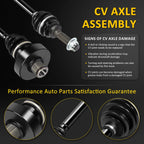 Set of 2 CV Axle Shafts for Suzuki King Quad 750 500 (2011–2015)