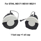 Oil & Fuel Tank Cap for Stihl MS171 MS181 MS211 MS231 (2011–2023)