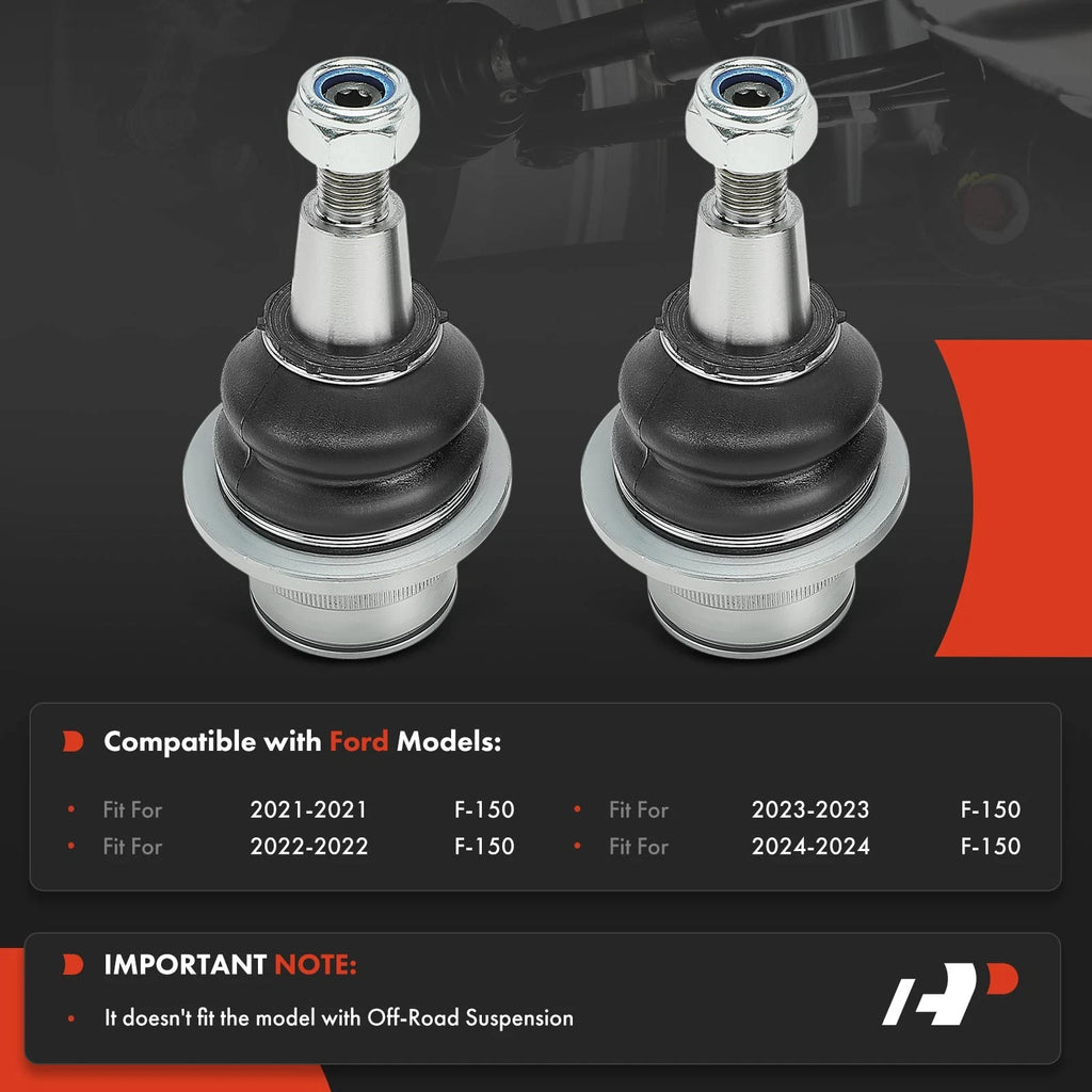 2X Front Lower Ball Joint for Ford F-150 (2021–2024)