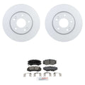 Bosch Front Rotors & Quietcast Ceramic Disc Brake Pad Kit for Kia Soul (2010–2023)