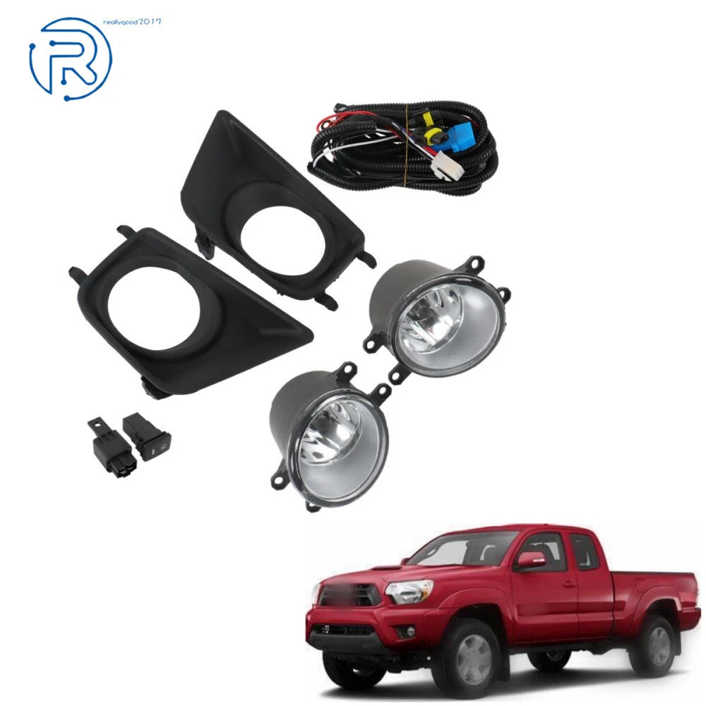 Set of 2 Fog Lights for Toyota Tacoma (2012–2015) - Driver & Passenger Side