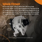 160A Alternator for Chrysler Aspen 5.7L V8 (2008)