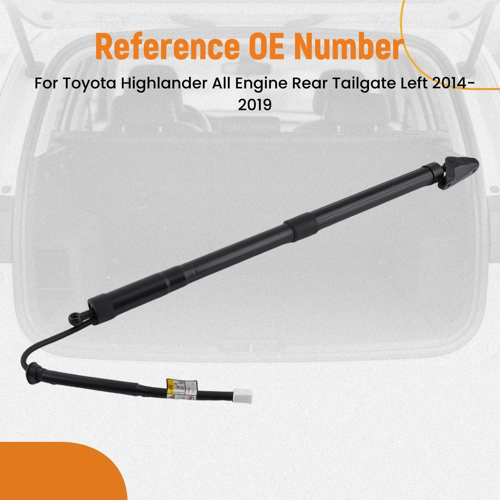 Tailgate Left Power Hatch Support for Toyota Highlander (2014–2019)