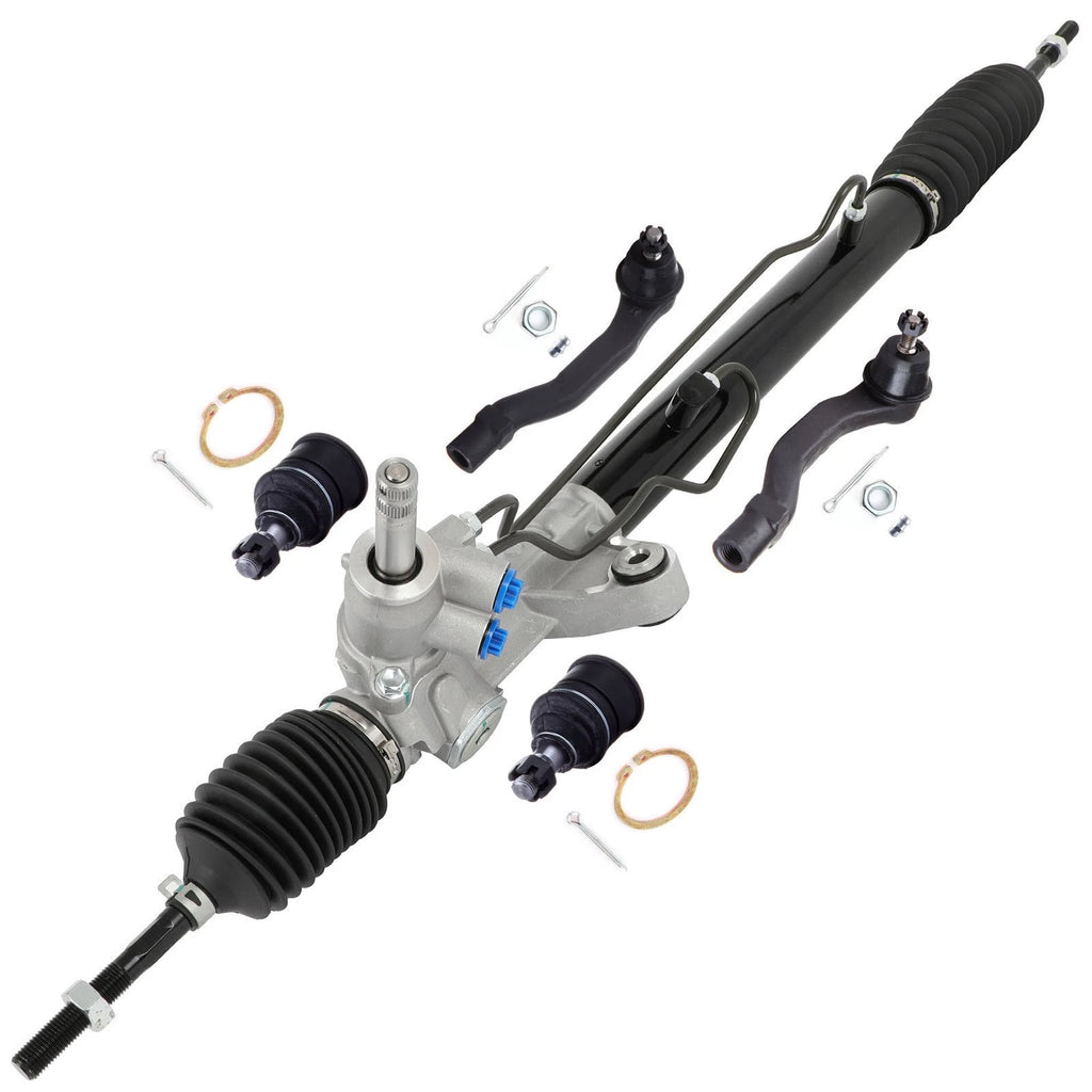 5pc Power Steering Rack and Pinion Tie Rods Kit for Acura EL Honda Civic (1996–2000)