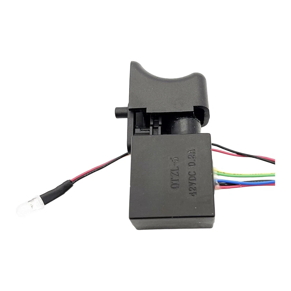 8-Wire LED Trigger Switch for Brushless Drills (12V, 16.8V)