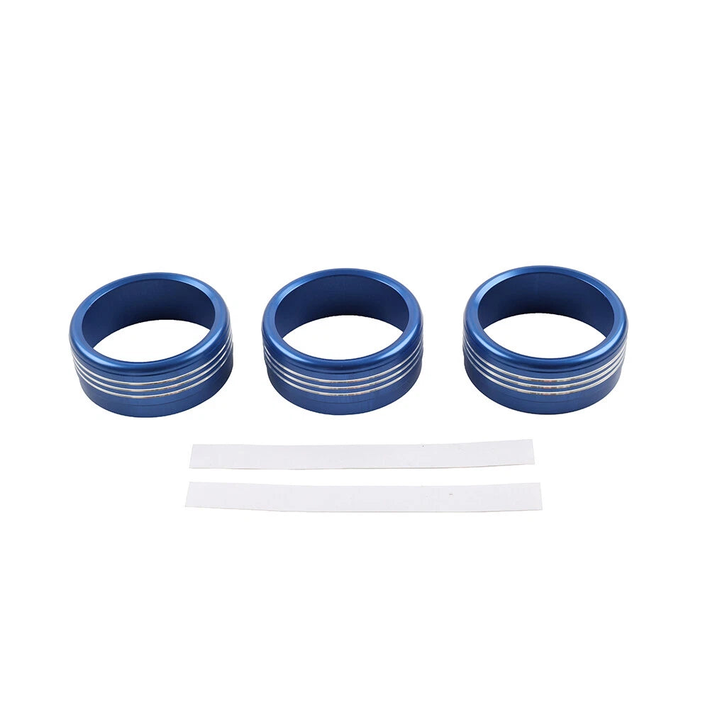 Set of 4 AC Climate Control Knob Ring Covers for Subaru Forester XV Crosstrek WRX STi (AU)