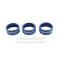 Set of 4 AC Climate Control Knob Ring Covers for Subaru Forester XV Crosstrek WRX STi (AU)
