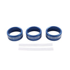 Set of 4 AC Climate Control Knob Ring Covers for Subaru Forester XV Crosstrek WRX STi (AU)