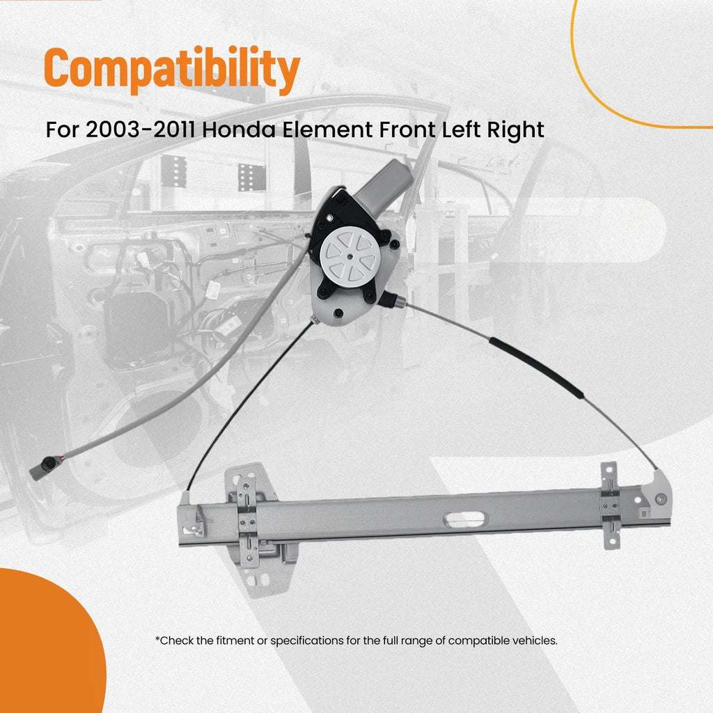Front Window Regulator Set for Honda Element (2003–2011) 72250SCVA03