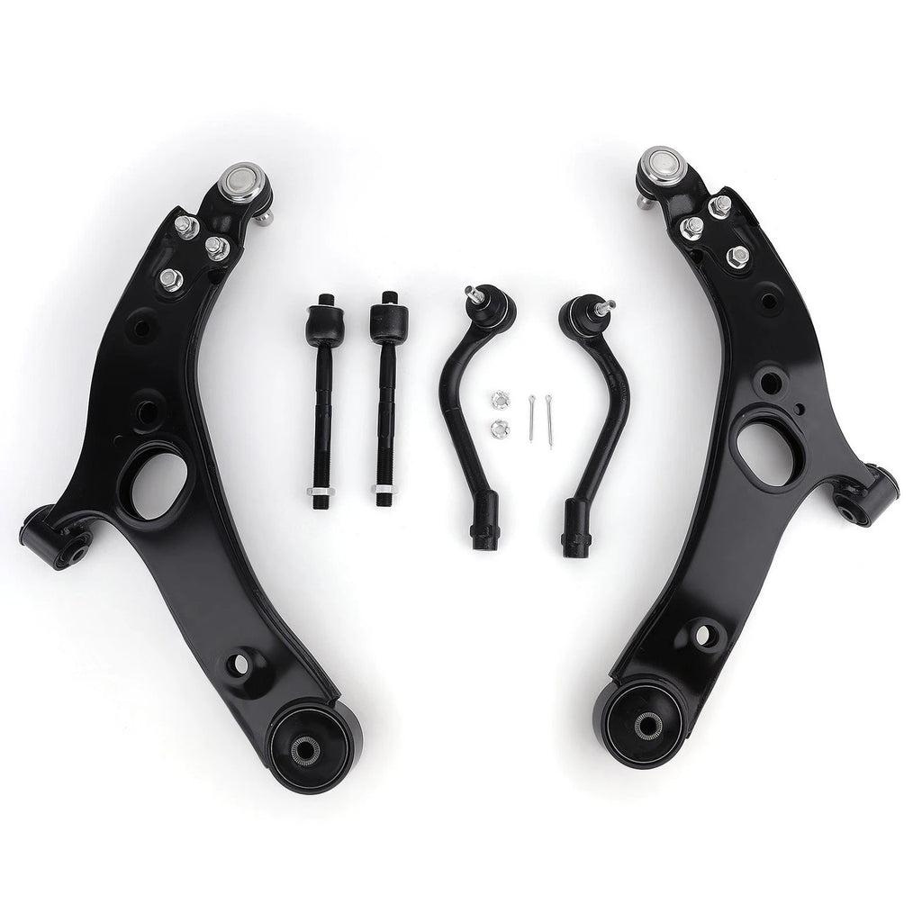 Front Lower Control Arm Kit & Tie Rod for Hyundai Sonata (2011–2013), Azera (2012–2014)