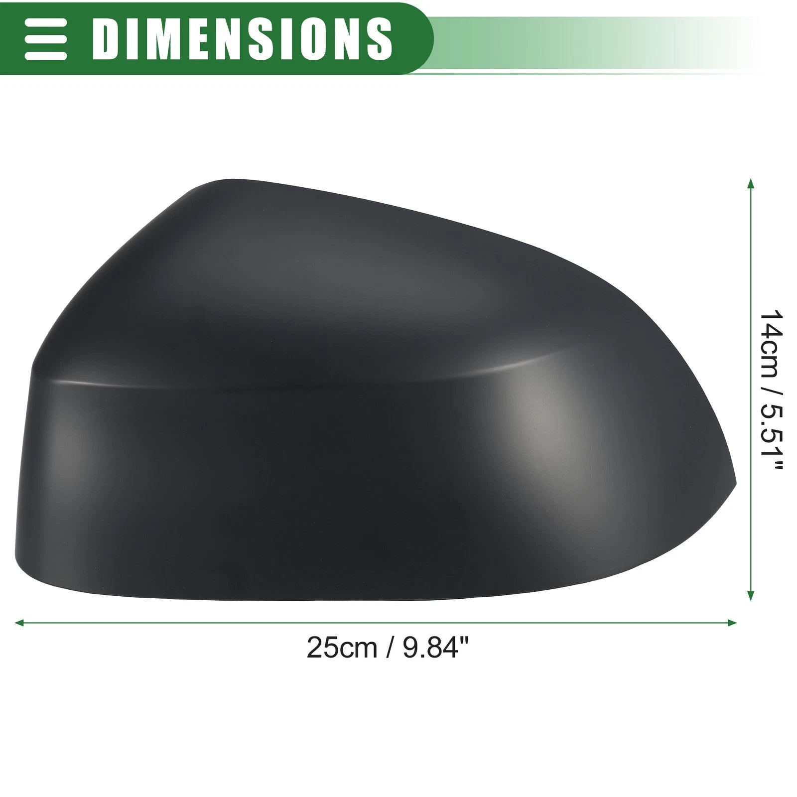 Driver Side Rearview Mirror Cover Cap for BMW X3 (2015–2017) 51167365113