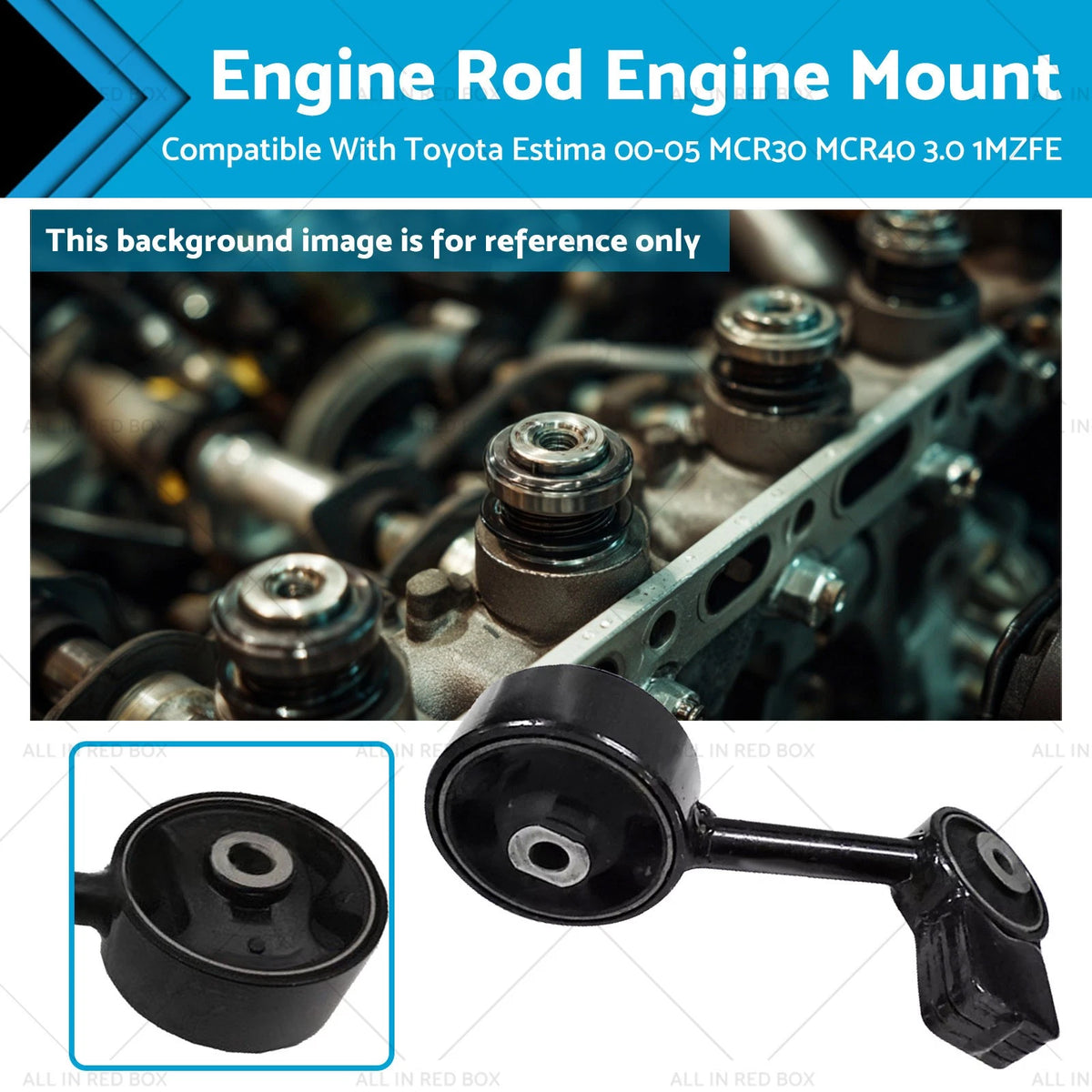 Engine Rod Mount for Toyota Estima (2000–2005) MCR30 MCR40 3.0L V6 1MZFE