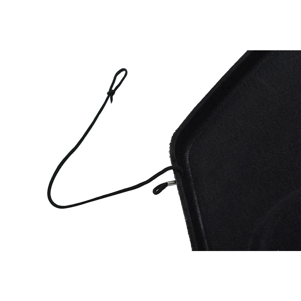 Rear Trunk Cargo Cover for Nissan Leaf (2013–2017) Black Protector