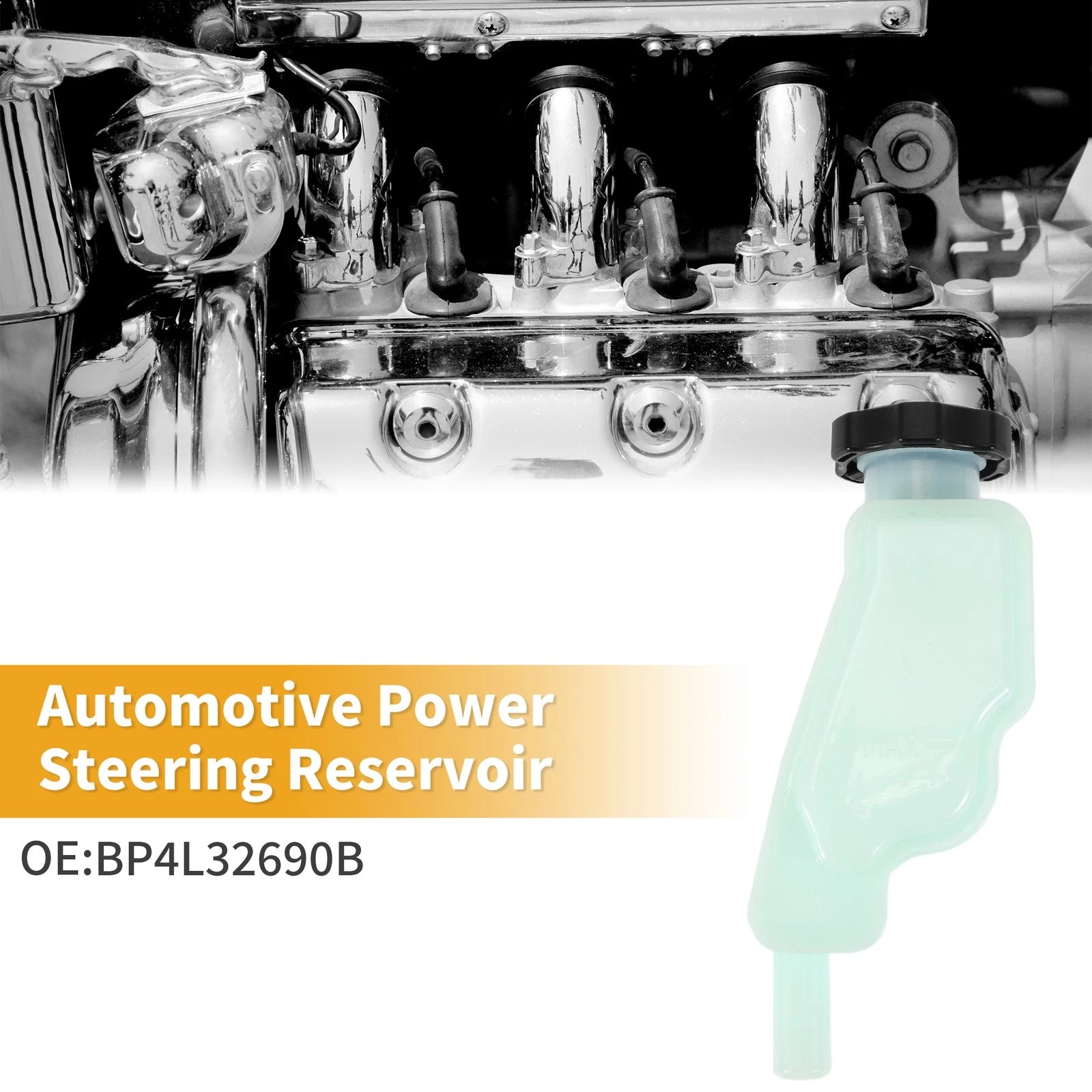Power Steering Reservoir No.BP4L32690B for Mazda 3 (2004–2009) Plastic