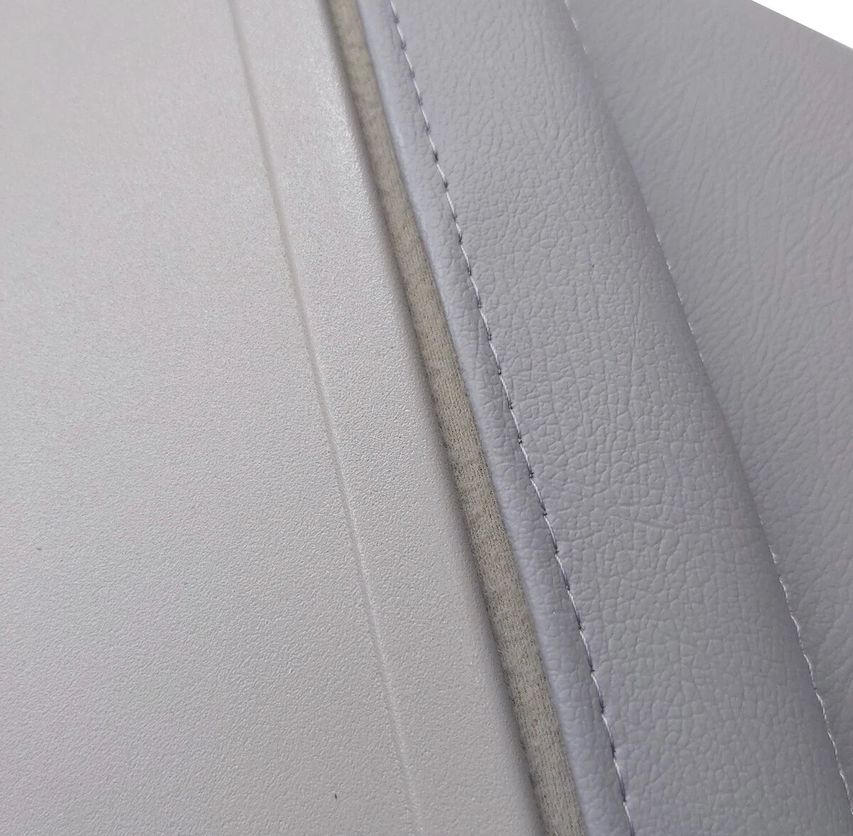 Sun Visor Cover Skin for Dodge Ram 3500 (1994–2001) Gray PVC Leather