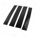 Set of 4 Black Pillar Post Cover Trims for Cadillac Escalade (2007–2014)