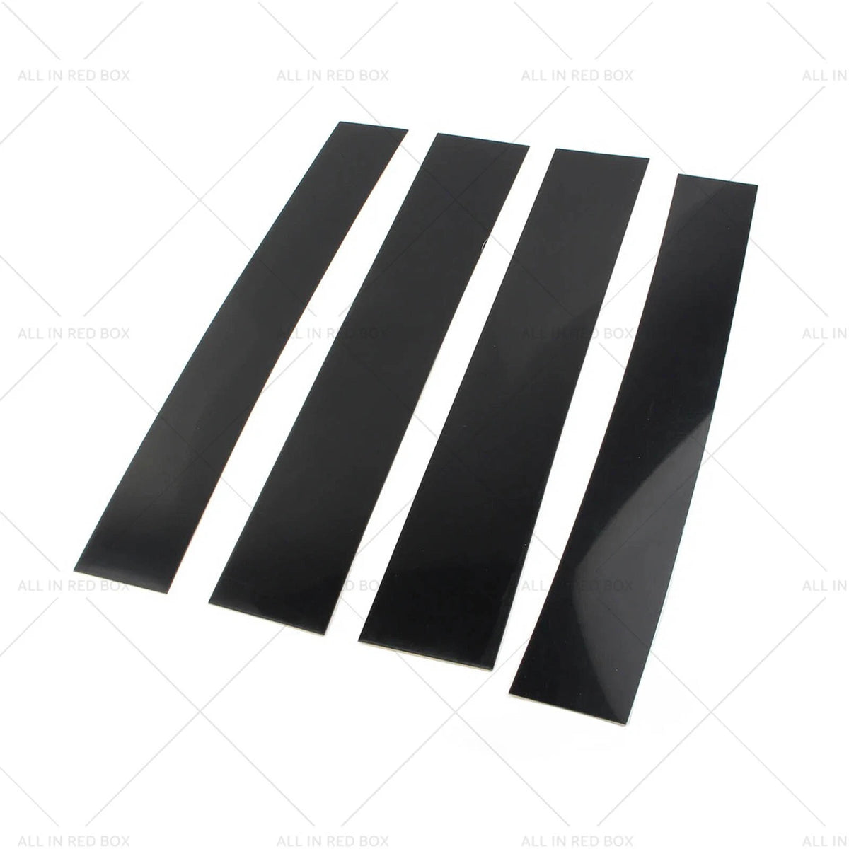 Set of 4 Black Pillar Post Cover Trims for Cadillac Escalade (2007–2014)