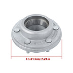 6 on 5.5" Galvanized Trailer Hub Kit for 5200-6000 lbs Spindle