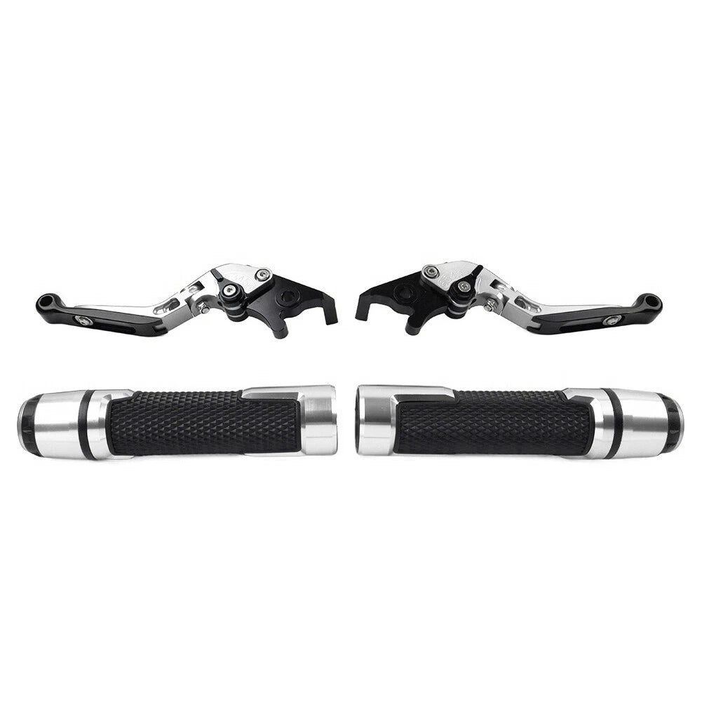 Silver Extendable Brake Clutch Levers Set for Suzuki GSXR750
