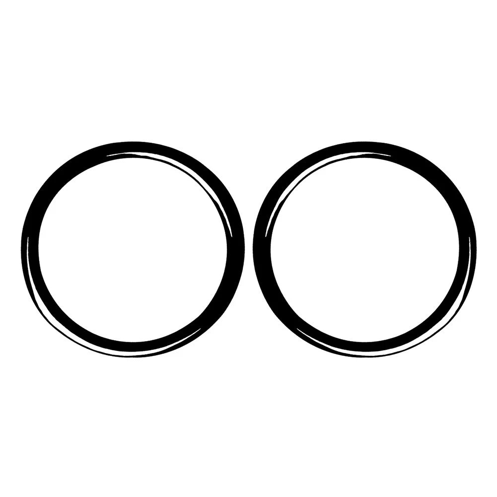 Door Loud Speaker Ring Cover Trim for BMW 3 Series E36 (1991–1999) Matte Black