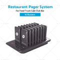 16 Buzzers Restaurant Pager System for Food Truck Cafe Club Bar