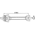 PTO Driveline BW14491 for John Deere Rotary Cutter HX10 1008 1018 1418 (1000 RPM)
