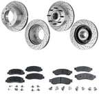 Brake Disc & Semi-Metallic Pad Kit for Ford F-250 (2010)