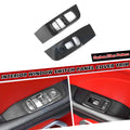 Carbon Fiber Look Door Window Lift Button Panel Trim for Dodge Challenger (2015–2023)