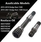 Front Right Axle Intermediate Shaft Inner Shaft Kit for Dodge Ram 1500 (2012–2022)