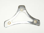 Chrome Sissy Bar Backrest Pad Mount Flat Plate for Harley Touring FLHR