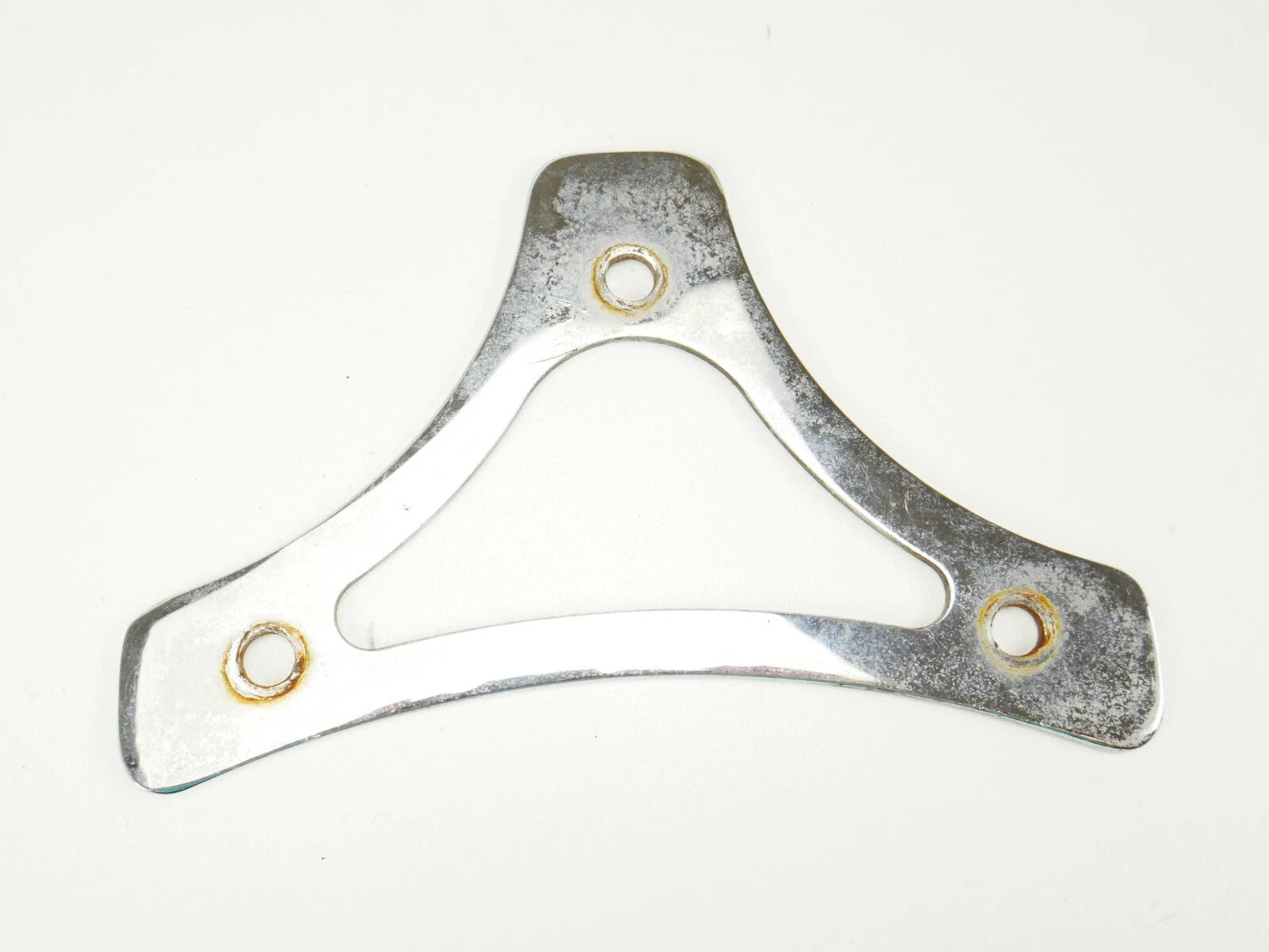 Chrome Sissy Bar Backrest Pad Mount Flat Plate for Harley Touring FLHR