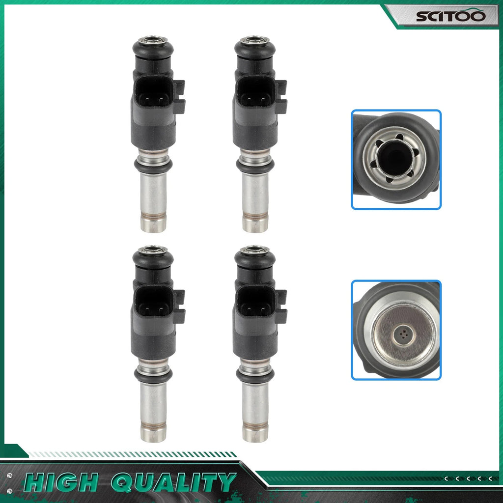 Set of 4 Fuel Injectors for Chevrolet Aveo5, Pontiac G3 (2009–2011)