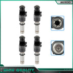 Set of 4 Fuel Injectors for Chevrolet Aveo5, Pontiac G3 (2009–2011)