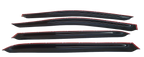 Weather shield Window visor for Ford Ranger (2011–2022)