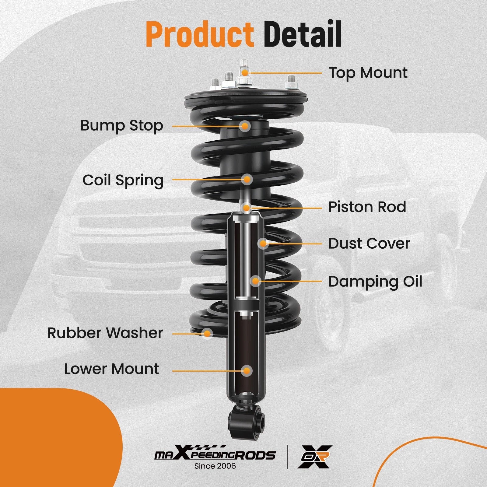 Suspension Kit Front Strut Spring Assembly for Infiniti QX56 (2004–2010)