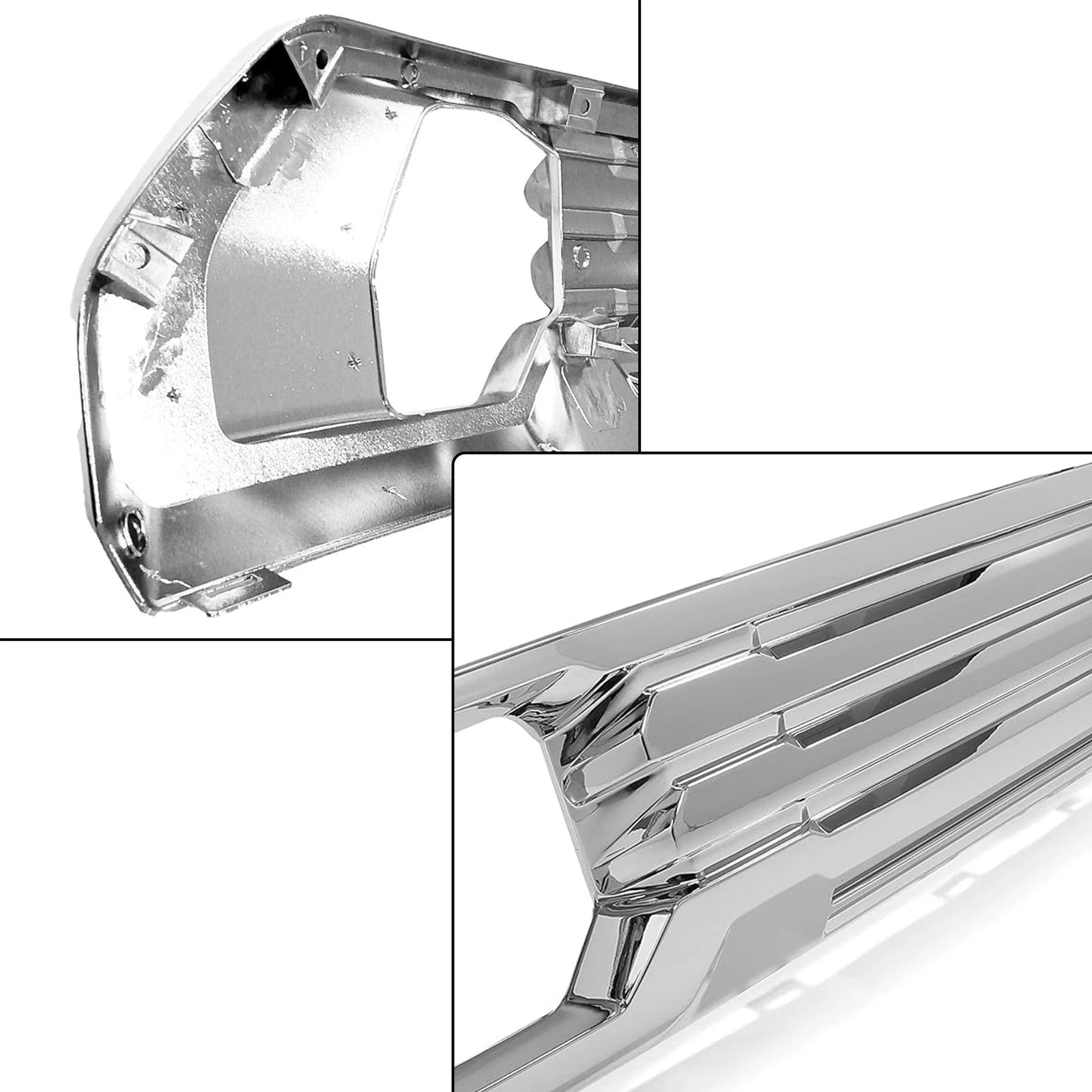 Chrome Front Lower Grille Plate for GMC Sierra 1500 AT4 Denali (2019–2022)