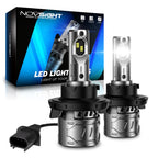H13 9008 LED Headlight Bulbs Set of 2 High Low Beam 20000LM 6500K