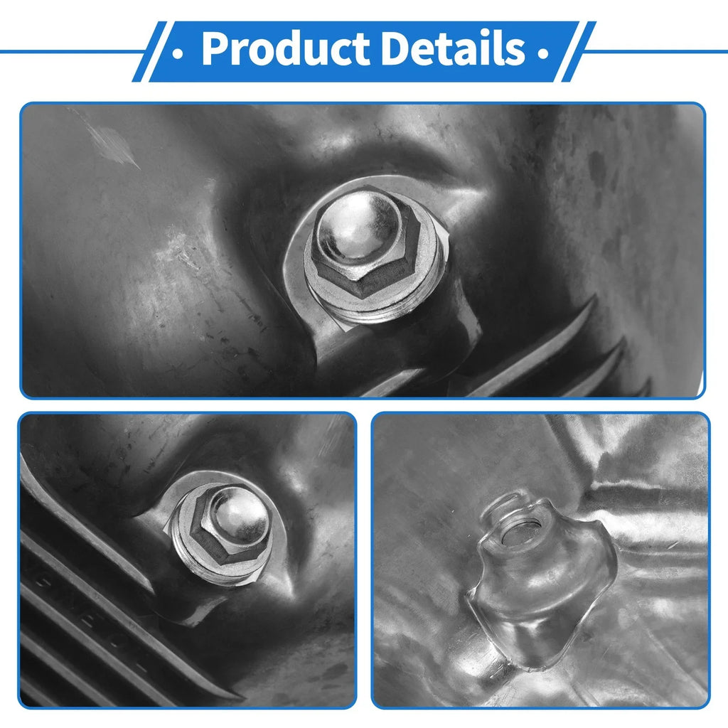 Engine Oil Pan for Honda Accord (1998-2002) - 1 x Steel Silver Tone