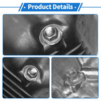 Engine Oil Pan for Honda Accord (1998-2002) - 1 x Steel Silver Tone