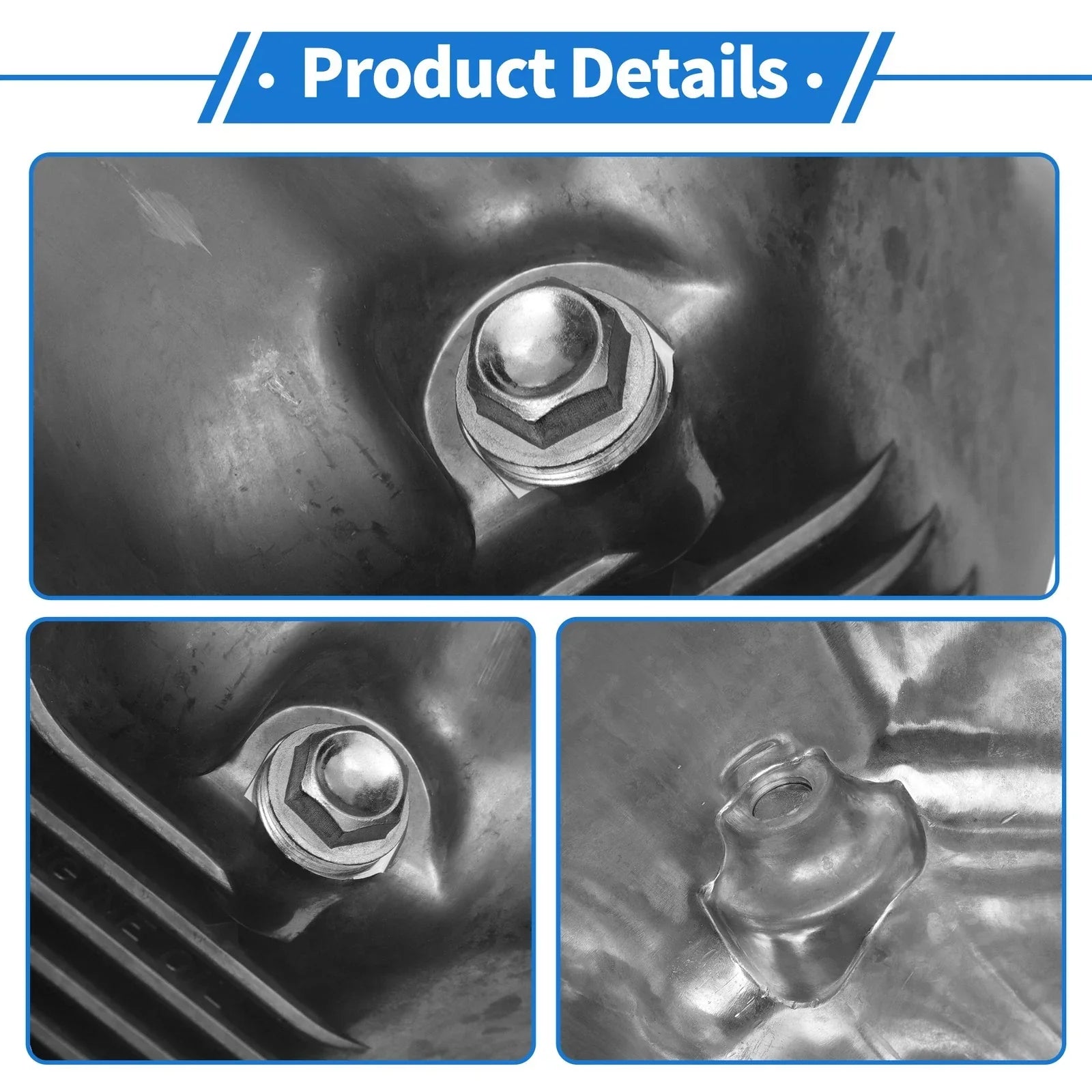 Engine Oil Pan for Honda Accord (1998-2002) - 1 x Steel Silver Tone