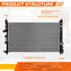 Full Aluminum Core Radiator for Infiniti QX50 QX55 (2019–2025) DPI-13774