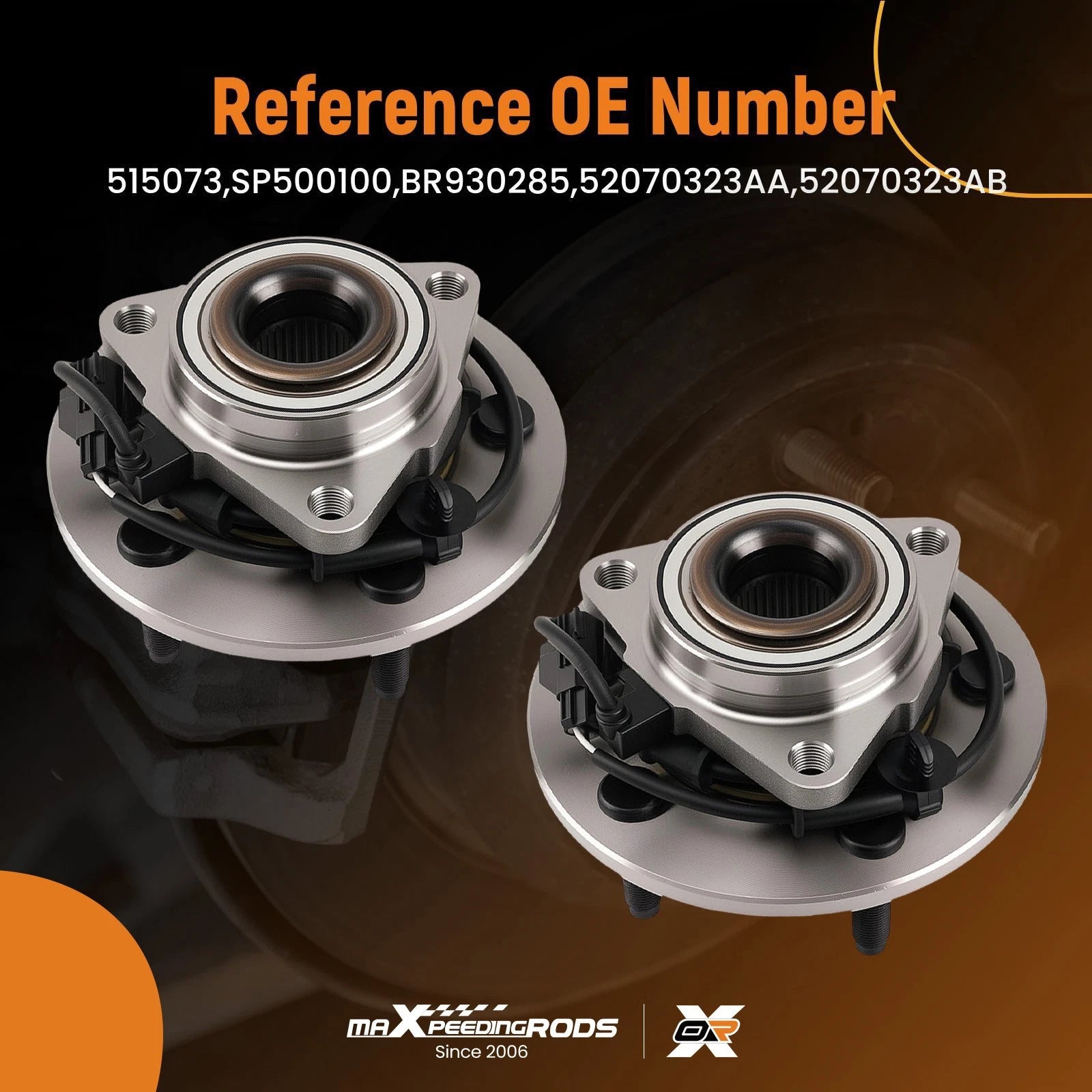 Front Hub Assembly Pack for Dodge Ram 1500 (2002–2005)
